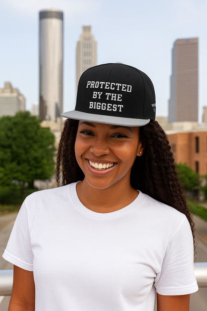 Protected By The Biggest Snapback Hat - Godfidence Every Day G.E.D. Brand