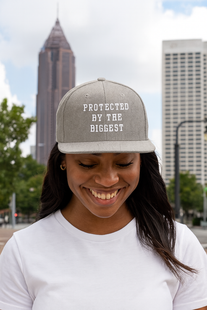 Protected By The Biggest Snapback Hat - Godfidence Every Day G.E.D. Brand