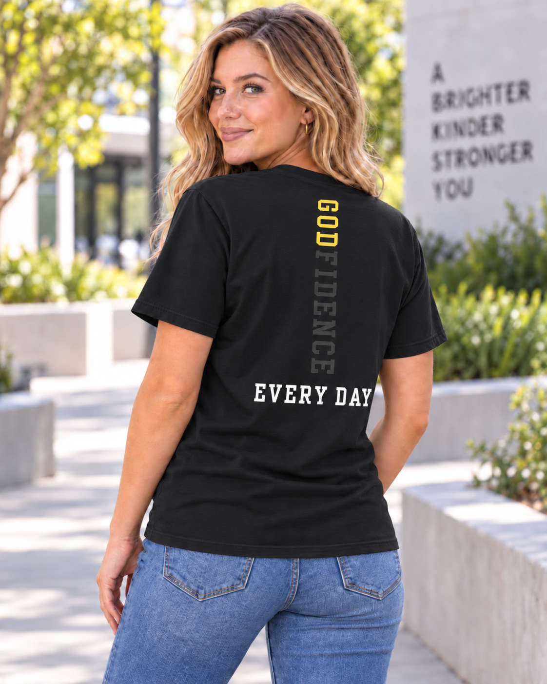 NEW!! Godfidence Acronym Front Tee - Godfidence Every Day G.E.D. Brand