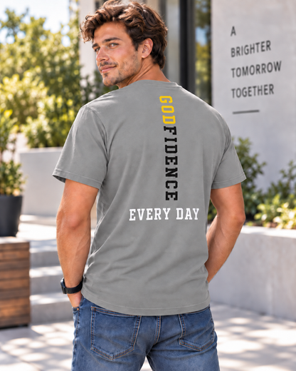 NEW!! Godfidence Acronym Front Tee - Godfidence Every Day G.E.D. Brand