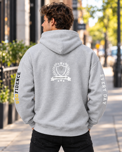 Godfidence Phill413 Hoodie (white lettering)