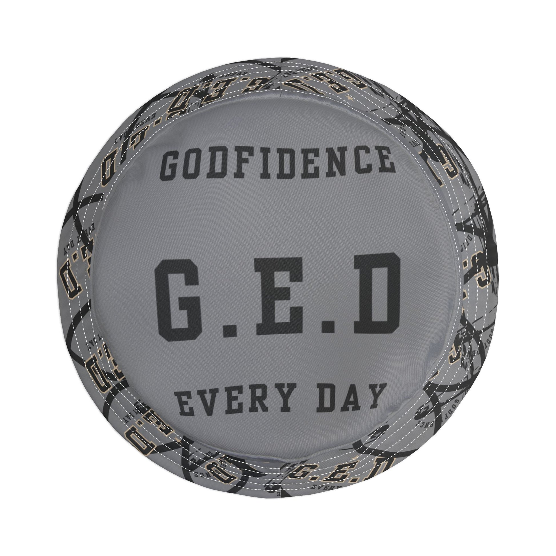 GED Circle Cross Bucket Hat - Godfidence Every Day G.E.D. Brand