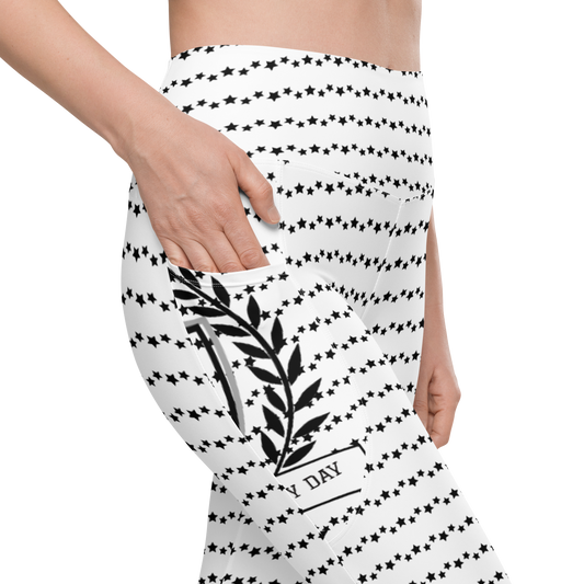 NEW!!! Godfidence Starry Leggings with pockets