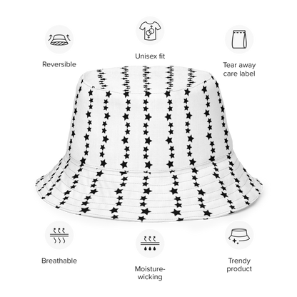 NEW!!! Limited Edition: 3N1 Trinity Stars & Stripes Reversible bucket hat