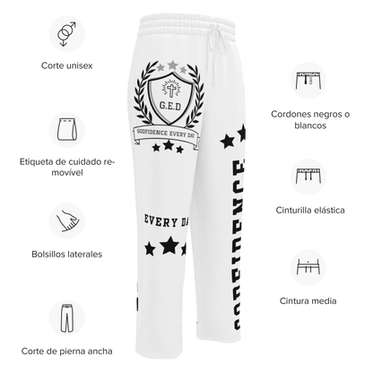 Godfidence Every Day G.E.D Wide-leg joggers