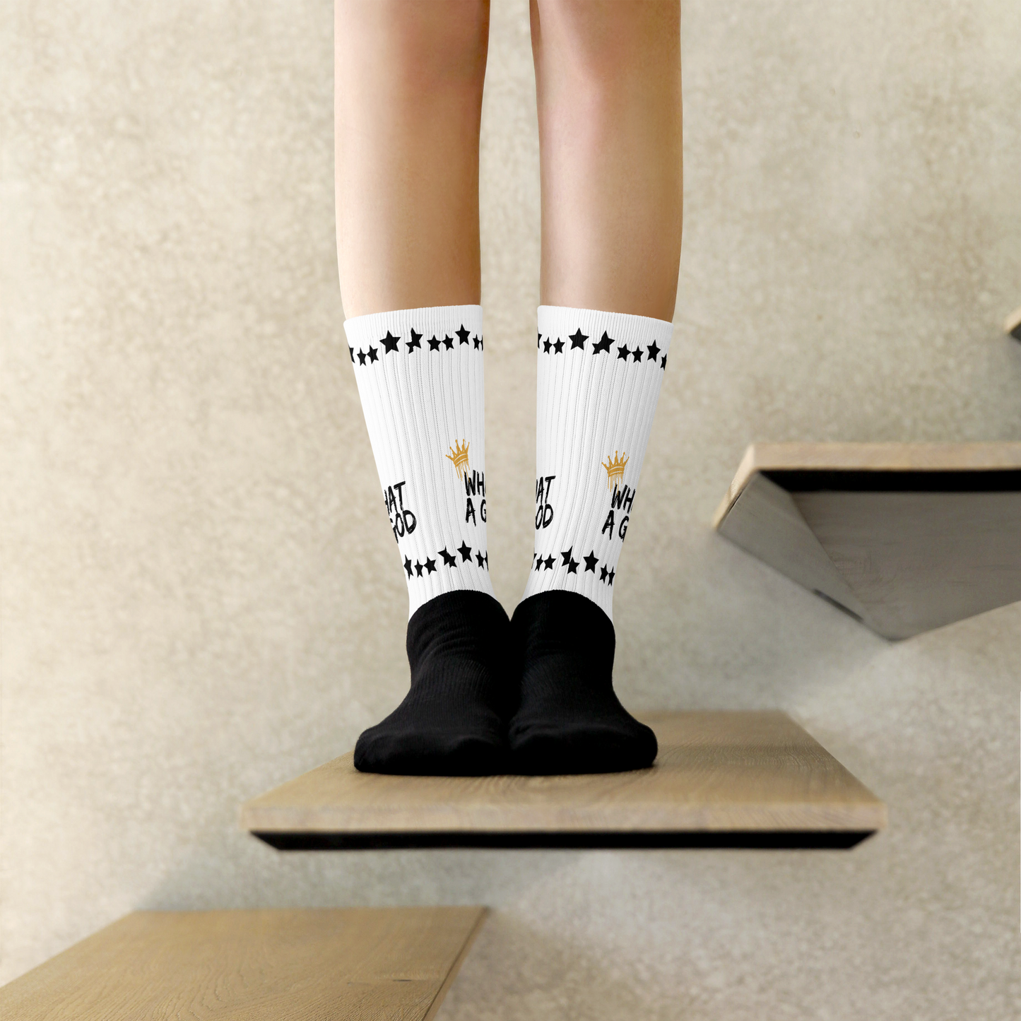 NEW!!! Godfidence What A God Socks