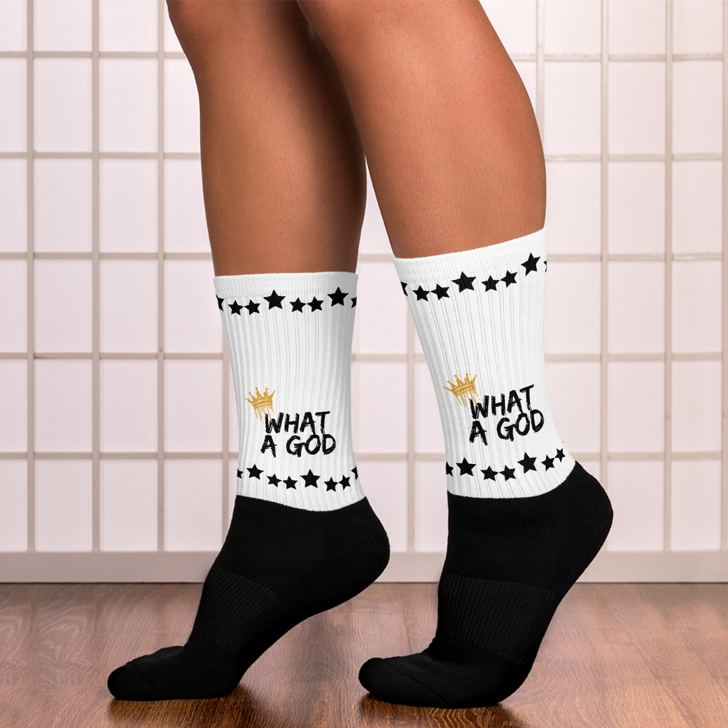 NEW!!! Godfidence What A God Socks