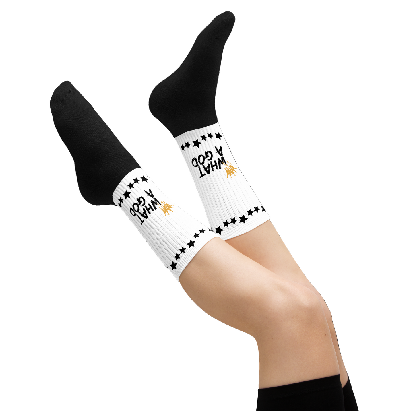 NEW!!! Godfidence What A God Socks