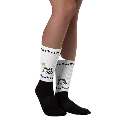 NEW!!! Godfidence What A God Socks - Godfidence Every Day G.E.D. Brand