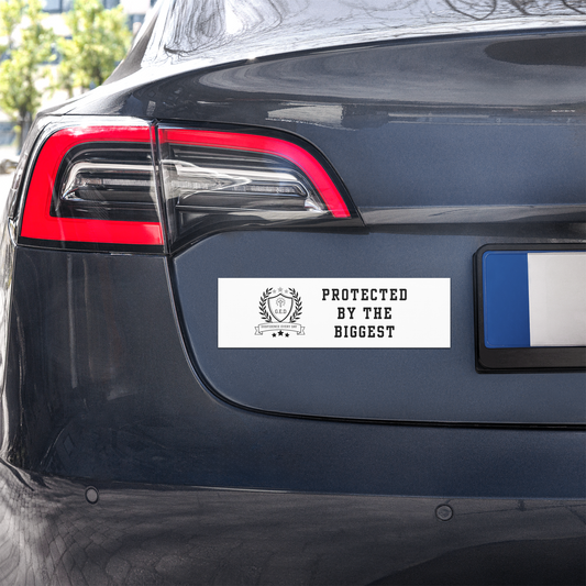G.E.D. Protected By The Biggest Car magnets - Godfidence Every Day G.E.D. Brand