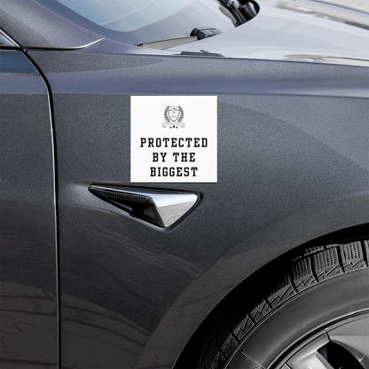 G.E.D. Protected By The Biggest Car magnets - Godfidence Every Day G.E.D. Brand