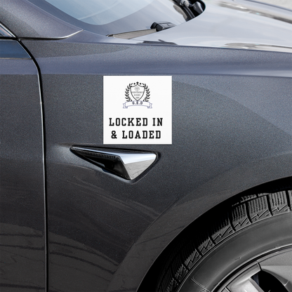 G.E.D. Locked In & Loaded Magnet - Godfidence Every Day G.E.D. Brand