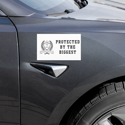 G.E.D. Protected By The Biggest Car magnets - Godfidence Every Day G.E.D. Brand