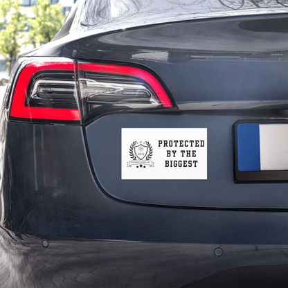 G.E.D. Protected By The Biggest Car magnets - Godfidence Every Day G.E.D. Brand