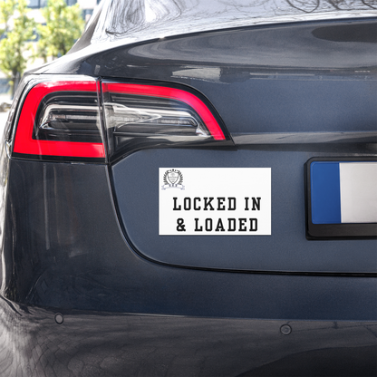 G.E.D. Locked In & Loaded Magnet - Godfidence Every Day G.E.D. Brand