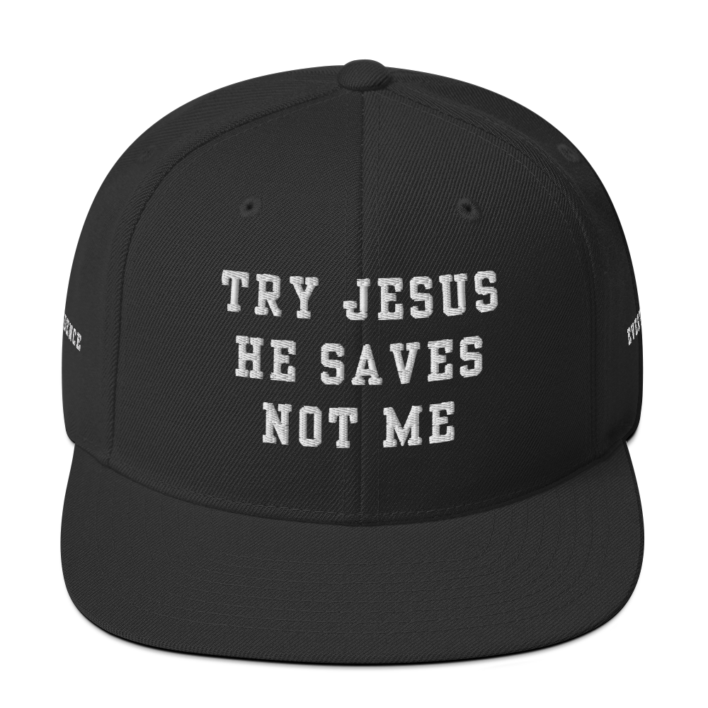 Try Jesus Snapback Hat