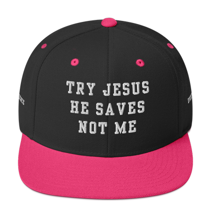 Try Jesus Snapback Hat