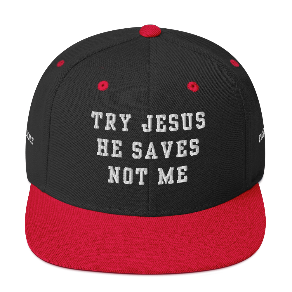 Try Jesus Snapback Hat