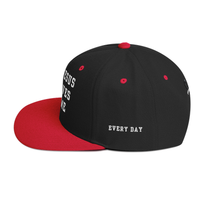 Try Jesus Snapback Hat - Godfidence Every Day G.E.D. Brand