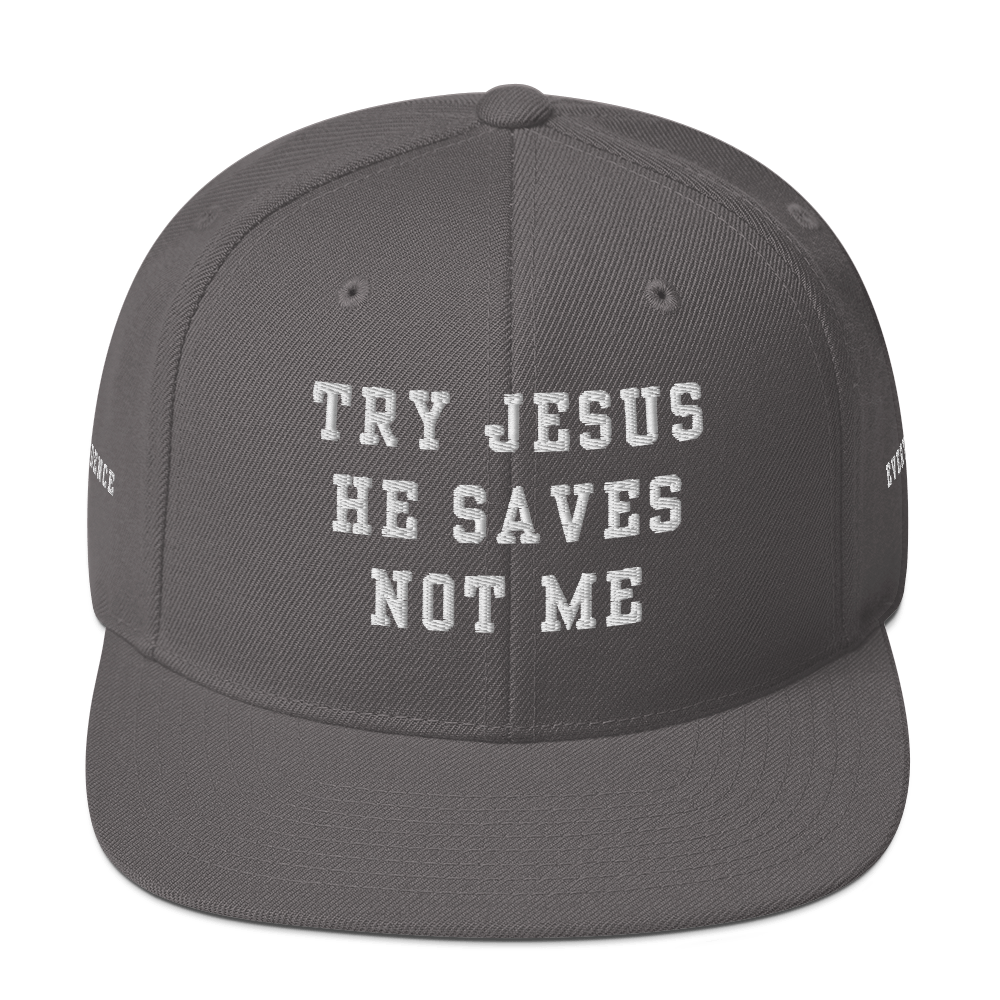 Try Jesus Snapback Hat