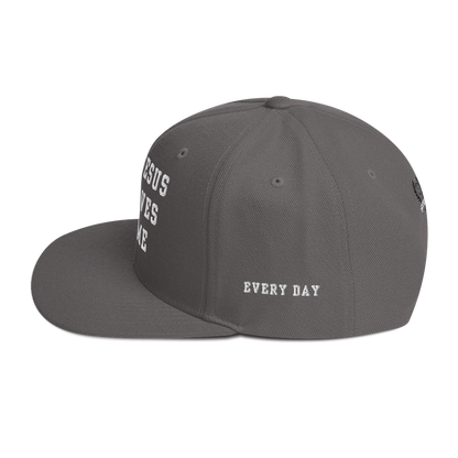 Try Jesus Snapback Hat - Godfidence Every Day G.E.D. Brand