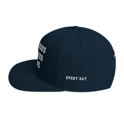 Try Jesus Snapback Hat - Godfidence Every Day G.E.D. Brand