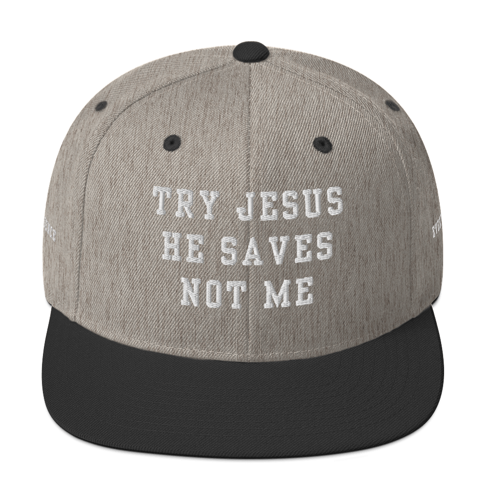 Try Jesus Snapback Hat