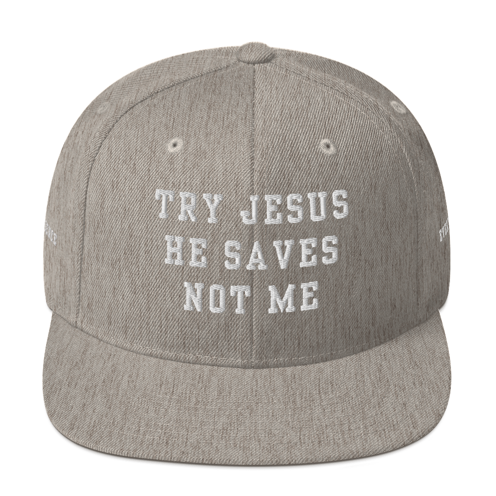 Try Jesus Snapback Hat