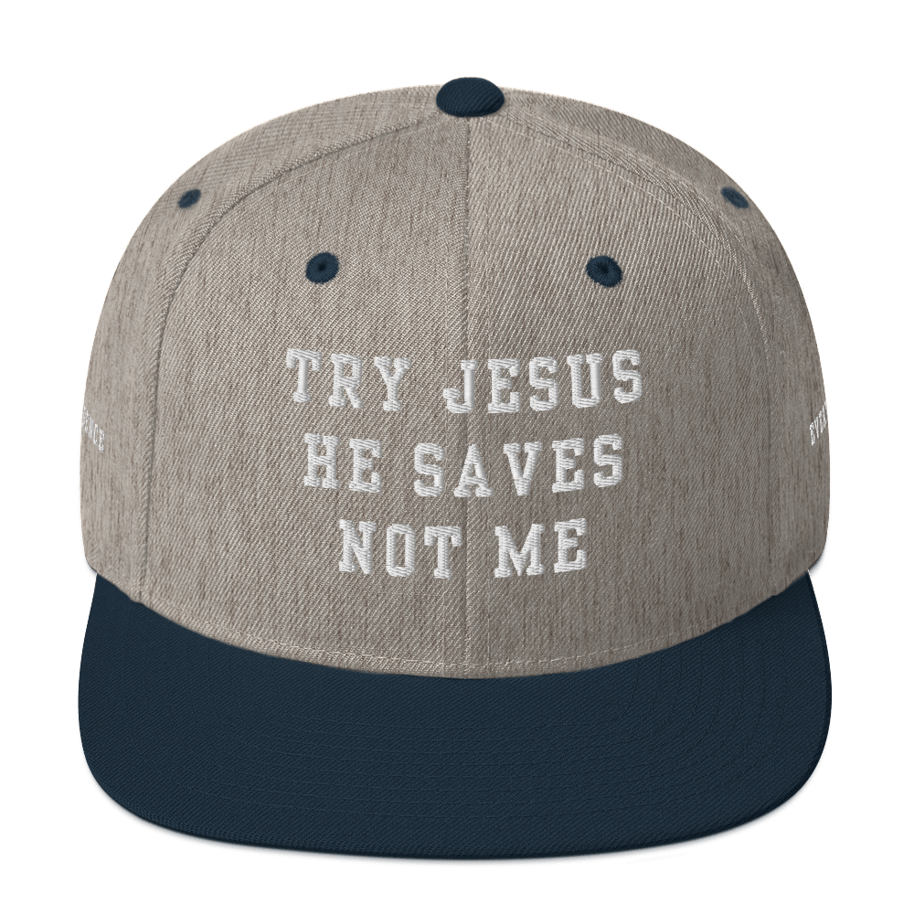 Try Jesus Snapback Hat
