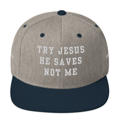 Try Jesus Snapback Hat