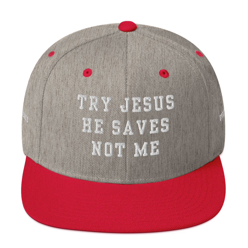 Try Jesus Snapback Hat
