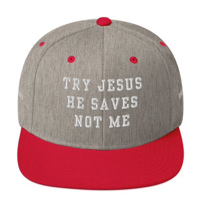 Try Jesus Snapback Hat