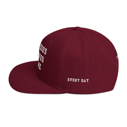 Try Jesus Snapback Hat - Godfidence Every Day G.E.D. Brand