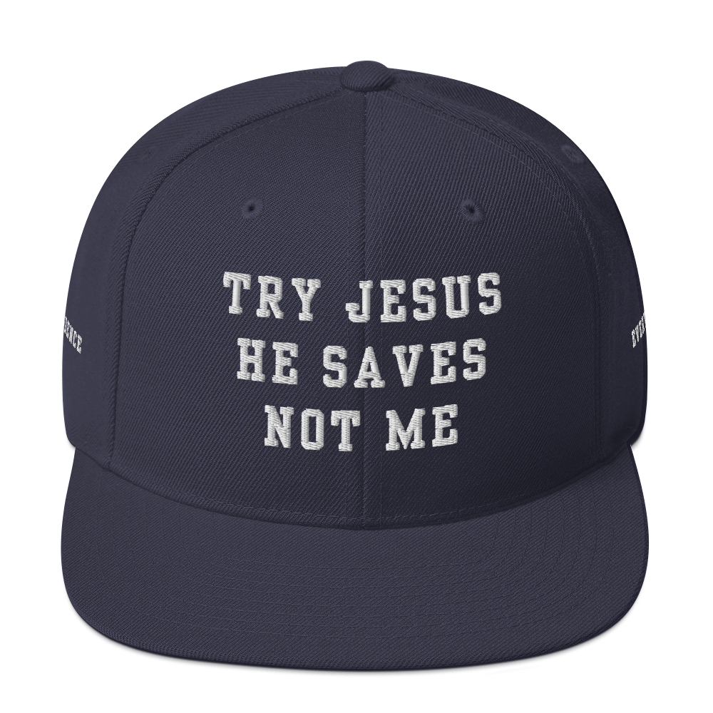 Try Jesus Snapback Hat