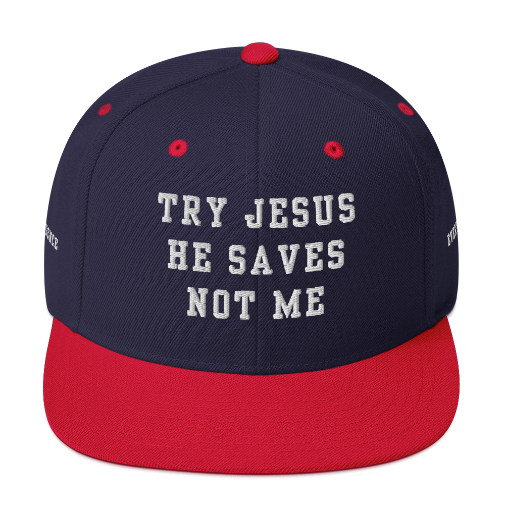 Try Jesus Snapback Hat