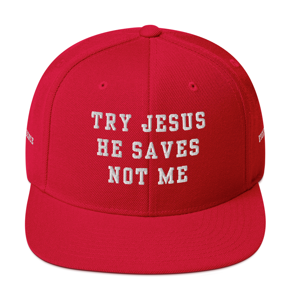 Try Jesus Snapback Hat