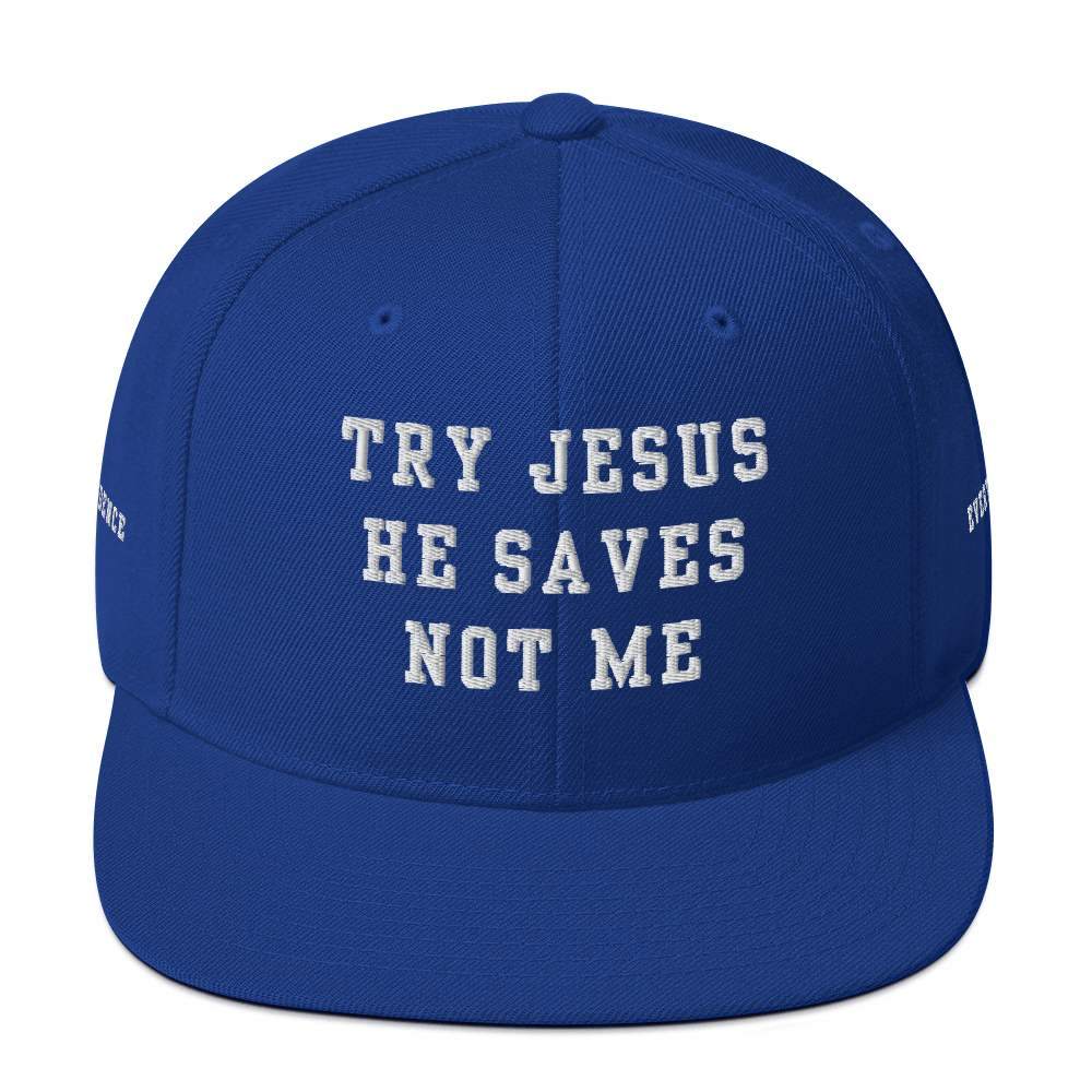 Try Jesus Snapback Hat