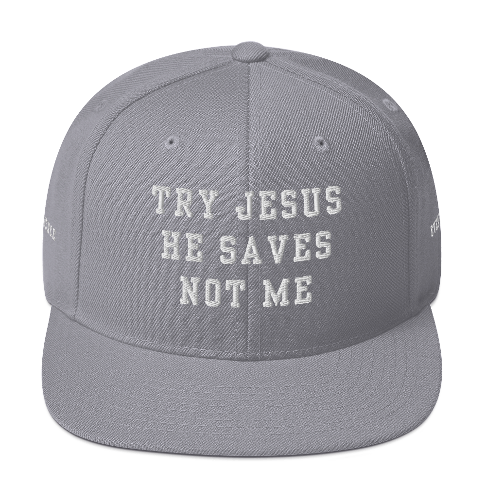 Try Jesus Snapback Hat