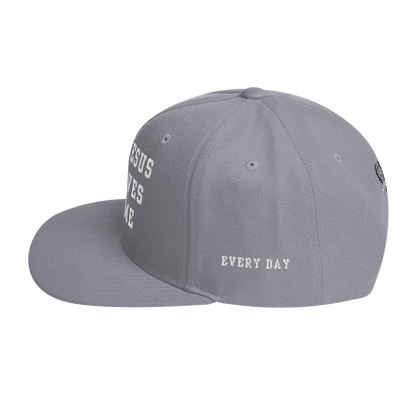 Try Jesus Snapback Hat - Godfidence Every Day G.E.D. Brand
