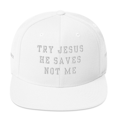 Try Jesus Snapback Hat