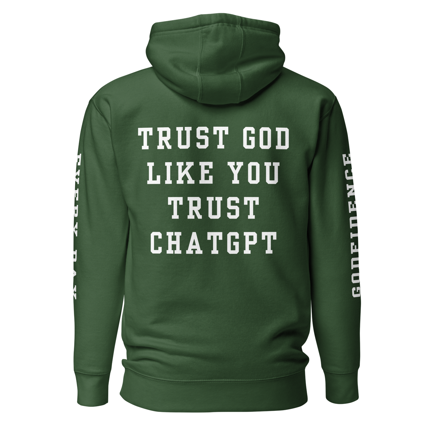Godfidence Chatgpt Premium Hoodie - Godfidence Every Day G.E.D. Brand