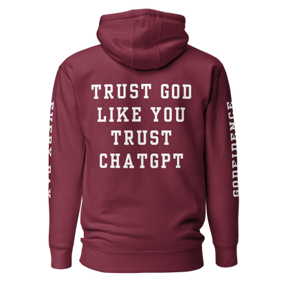 Godfidence Chatgpt Premium Hoodie - Godfidence Every Day G.E.D. Brand