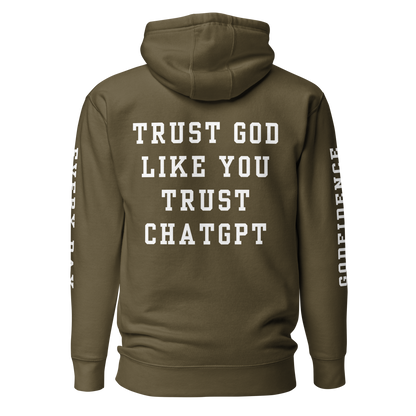 Godfidence Chatgpt Premium Hoodie - Godfidence Every Day G.E.D. Brand