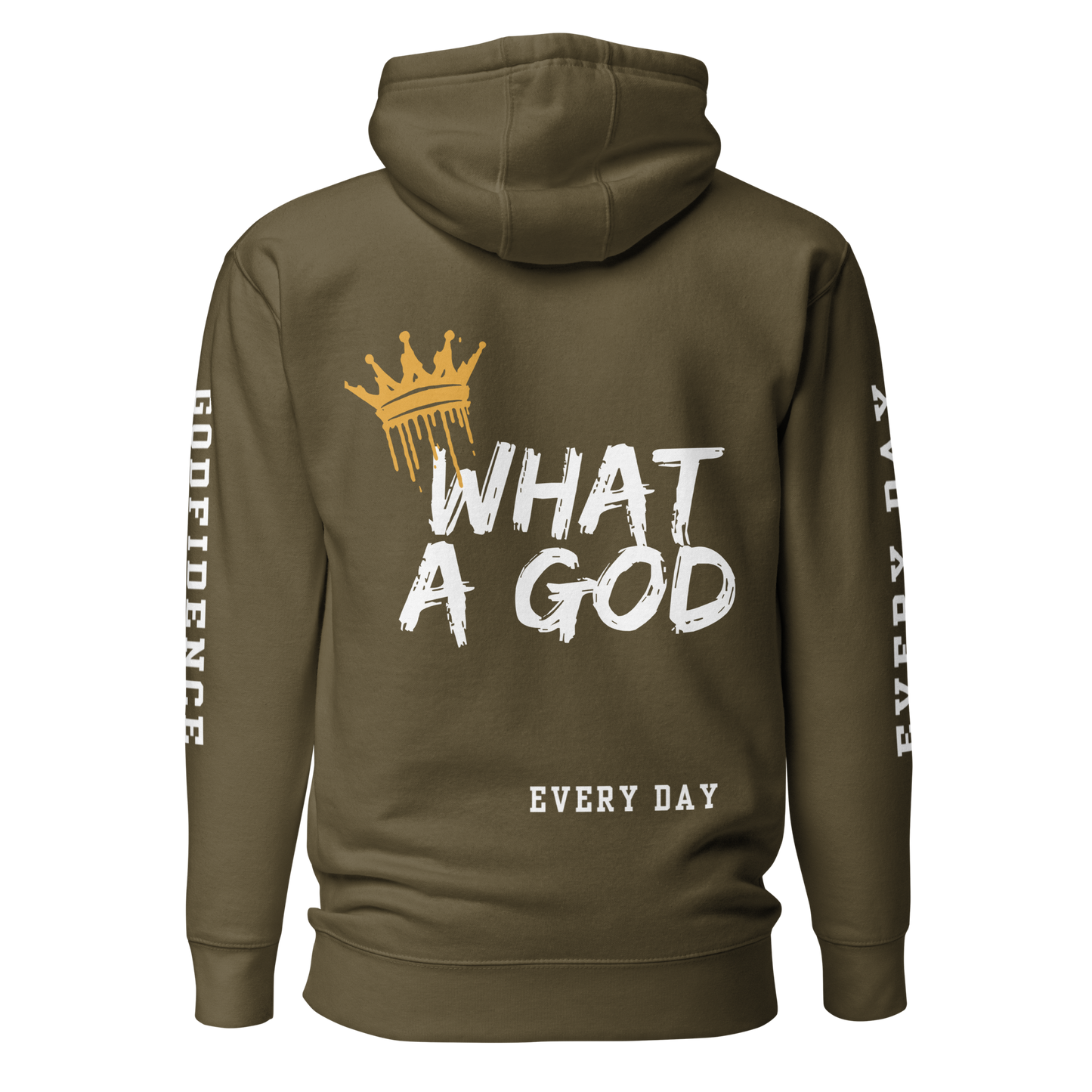 NEW! Godfidence Everyday What A God Hoodie