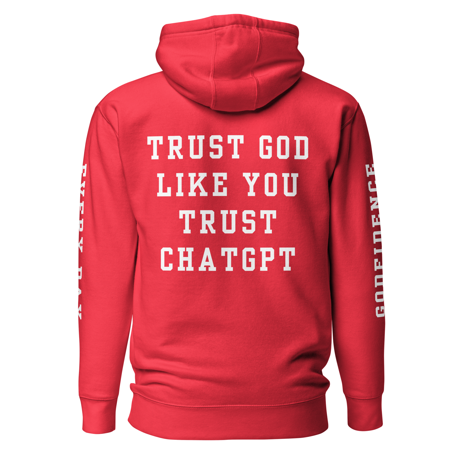Godfidence Chatgpt Premium Hoodie - Godfidence Every Day G.E.D. Brand