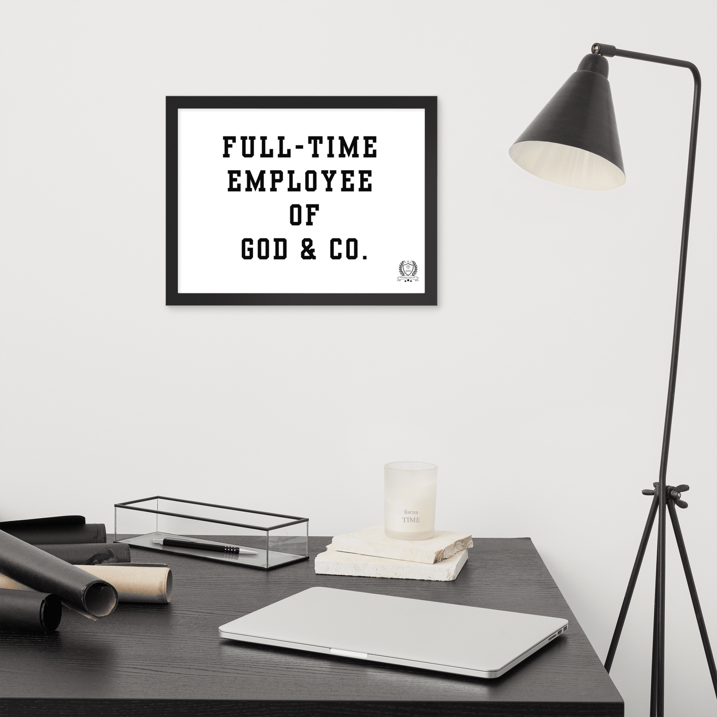 NEW!!! Godfidence Full-Time Framed poster