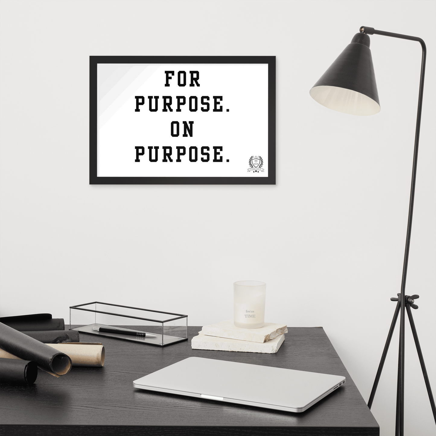 NEW!!! Godfidence For Purpose Framed poster