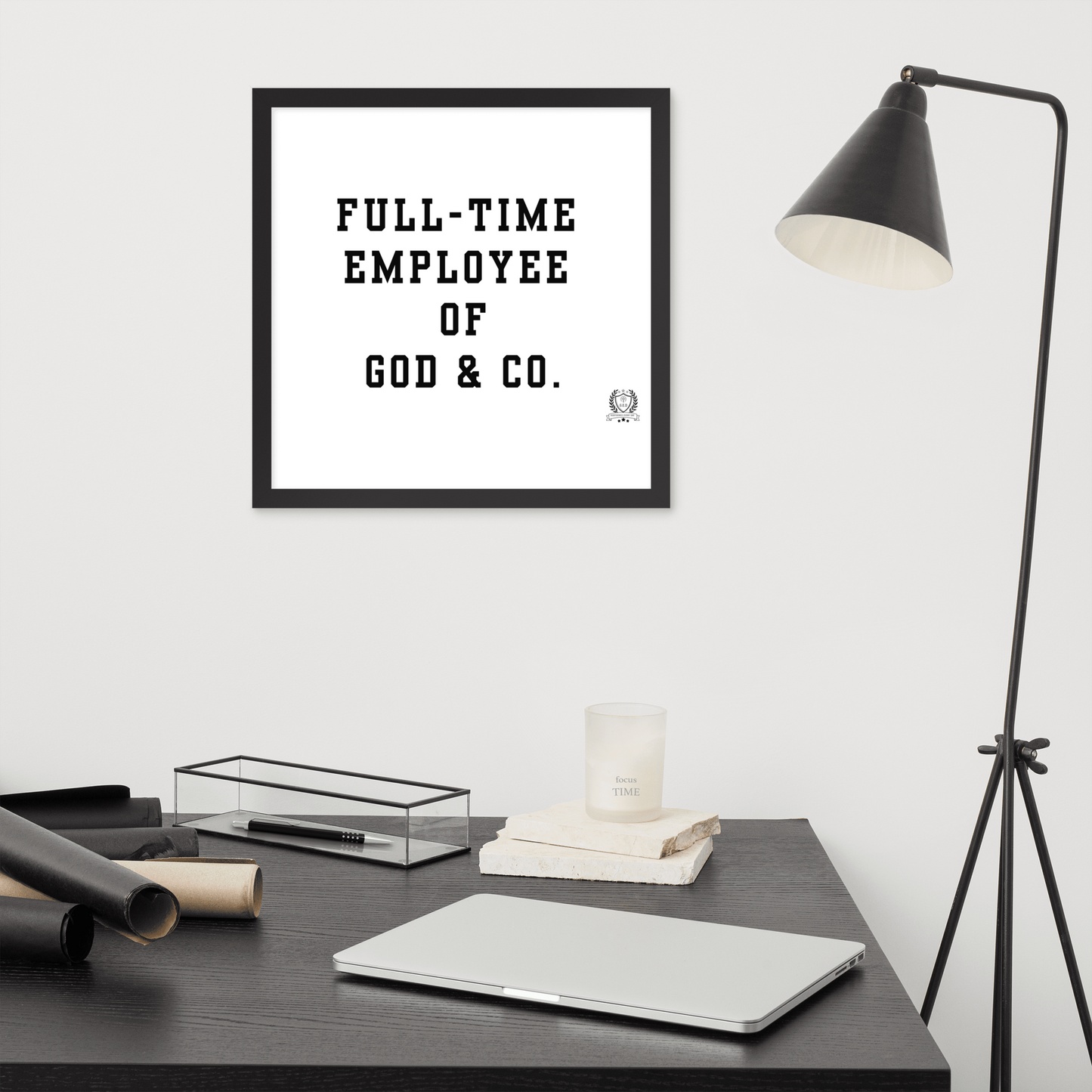 NEW!!! Godfidence Full-Time Framed poster