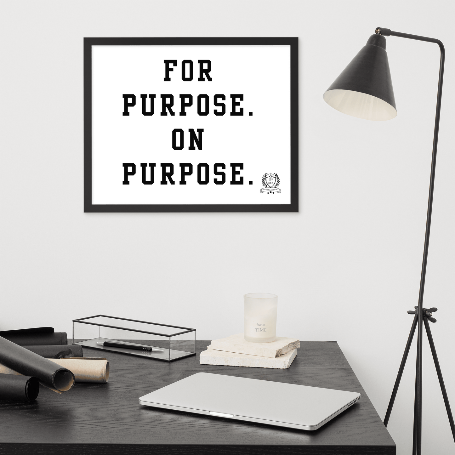 NEW!!! Godfidence For Purpose Framed poster