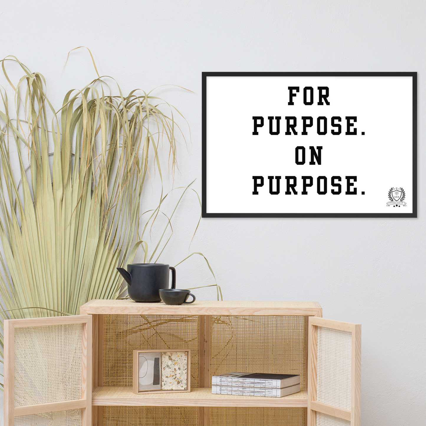 NEW!!! Godfidence For Purpose Framed poster